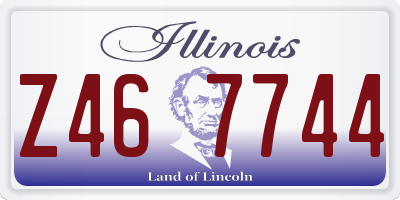 IL license plate Z467744