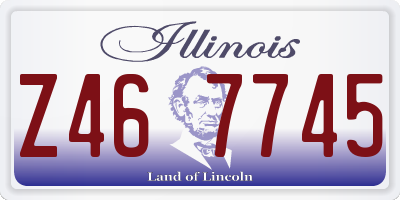 IL license plate Z467745