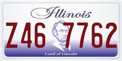 IL license plate Z467762