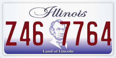 IL license plate Z467764