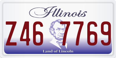 IL license plate Z467769