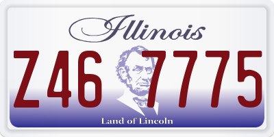 IL license plate Z467775