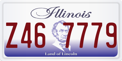 IL license plate Z467779