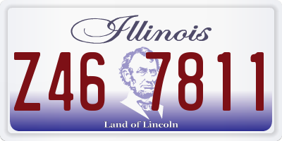 IL license plate Z467811