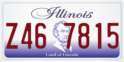 IL license plate Z467815