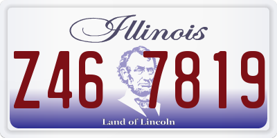 IL license plate Z467819