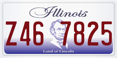 IL license plate Z467825