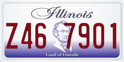 IL license plate Z467901