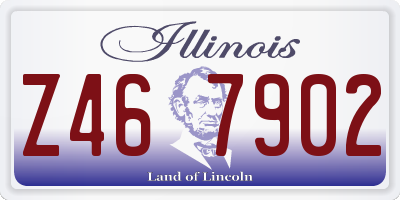 IL license plate Z467902