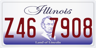 IL license plate Z467908
