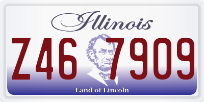 IL license plate Z467909
