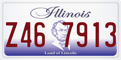 IL license plate Z467913