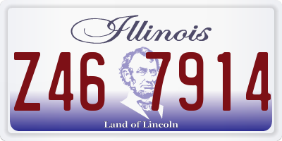 IL license plate Z467914