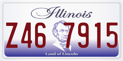 IL license plate Z467915