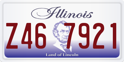 IL license plate Z467921