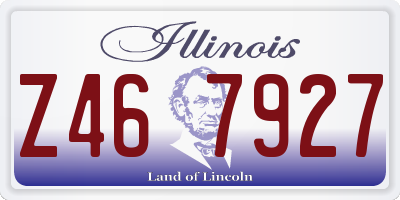 IL license plate Z467927