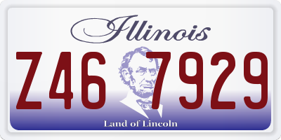 IL license plate Z467929