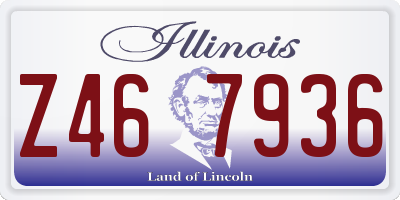 IL license plate Z467936