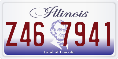 IL license plate Z467941