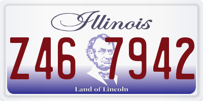 IL license plate Z467942