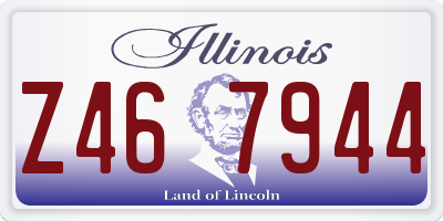 IL license plate Z467944