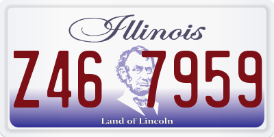 IL license plate Z467959