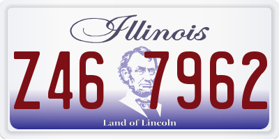 IL license plate Z467962