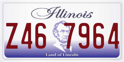 IL license plate Z467964