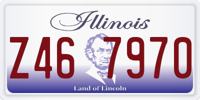 IL license plate Z467970