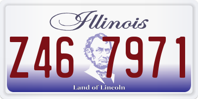 IL license plate Z467971
