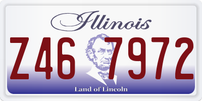 IL license plate Z467972