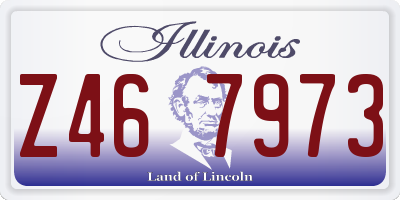 IL license plate Z467973