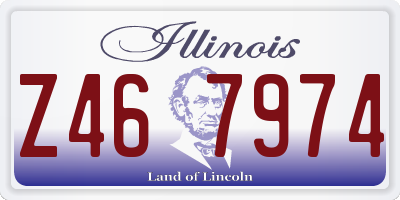 IL license plate Z467974