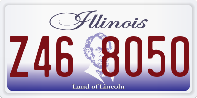 IL license plate Z468050
