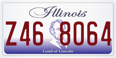 IL license plate Z468064