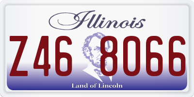 IL license plate Z468066