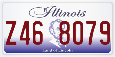 IL license plate Z468079