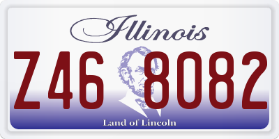 IL license plate Z468082