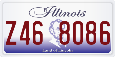 IL license plate Z468086