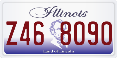 IL license plate Z468090