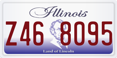 IL license plate Z468095