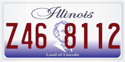 IL license plate Z468112