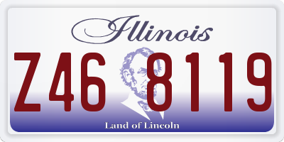 IL license plate Z468119