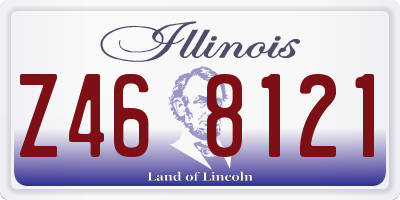 IL license plate Z468121