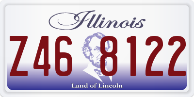 IL license plate Z468122