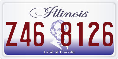 IL license plate Z468126