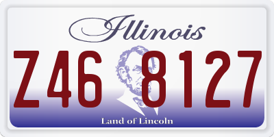 IL license plate Z468127