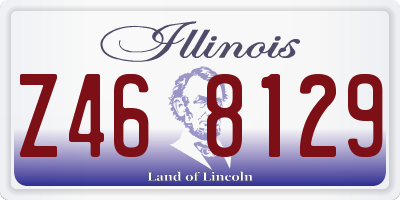 IL license plate Z468129