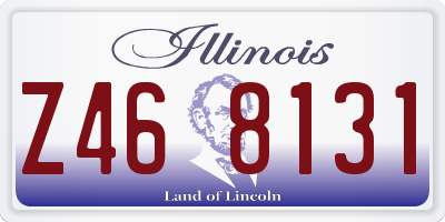 IL license plate Z468131