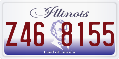 IL license plate Z468155